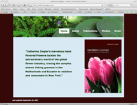 Personal website for author Catherine Ziegler