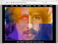 Band website for Township